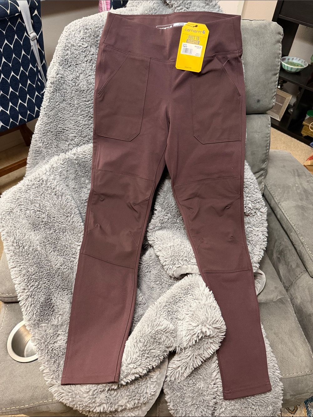 Carhartt Women’s Brown Cargo-Style Active Leggings